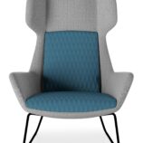 Aquila One High Back Lounge Chair - 13 Base Options