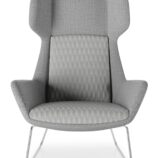 Aquila One High Back Lounge Chair - 13 Base Options