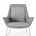Aquila One Low Back Lounge Chair - 13 Base Options