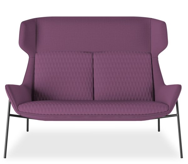 Aquila Two Seater High Back Lounge - 8 Base Options Aquila Two Seater High Back Lounge - 8 Base Options