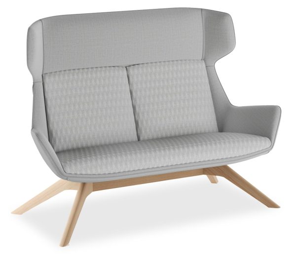 Aquila Two Seater High Back Lounge - 8 Base Options Aquila Two Seater High Back Lounge - 8 Base Options