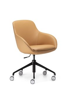 Muse Meeting Chair With Castors