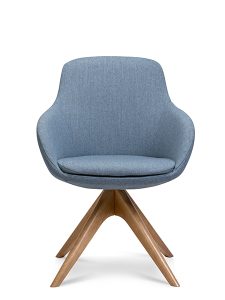 Muse Timber Swivel Chair