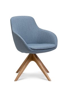 Muse Timber Swivel Chair