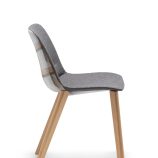 Unica Timber Upholstered Visitor Chair