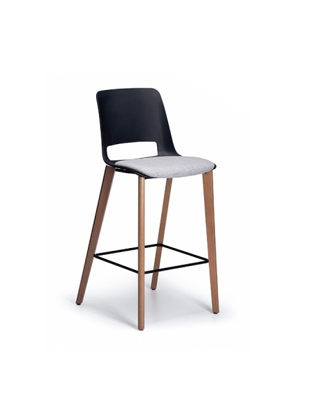 Unica Timber Stool Upholstered Unica Timber Stool Upholstered