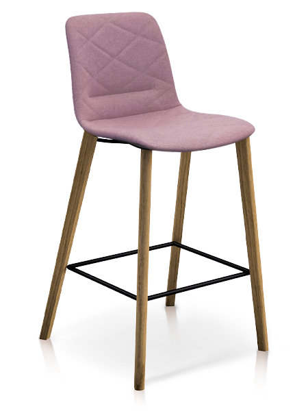 Unica Timber Stool Upholstered Unica Timber Stool Upholstered