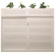 Steelco Aeir Perforated Sliding Door Cupboard  - 900 Wide