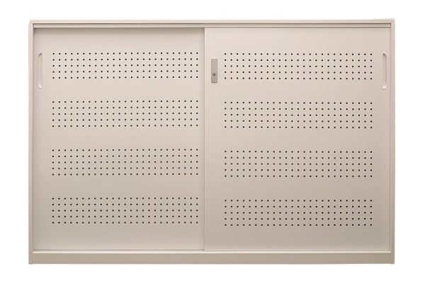 Steelco Aeir Perforated Sliding Door Cupboard  - 900 Wide