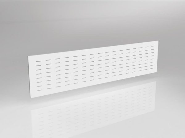 Plaza 50mm Square Legs Double Desk Frame 1800 - With Screen