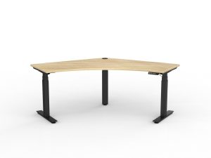AGILE+ Triple Motors Electric Corner Workstation 120 deg - 2 Sizes