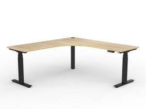 AGILE+ Triple Motors Electric Corner Workstation 90 deg - 2 Sizes