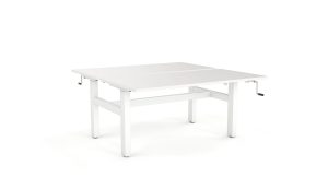 AGILE Manual Height Adjustable Double Desk Winder 1500 - More Sizes