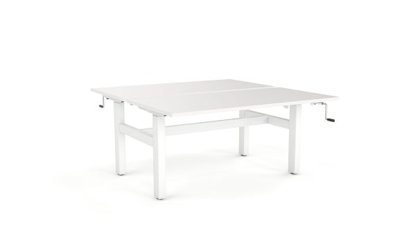 AGILE Manual Height Adjustable Double Desk Winder 1500 - More Sizes