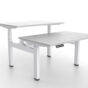 Argo Plus Double Desk Electric Frame Only - H Frame