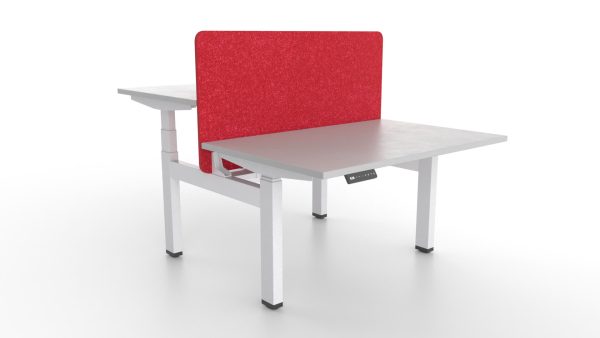 Argo Plus Double Desk Electric Frame Only - H Frame Argo Plus Double Desk Electric Frame Only - H Frame