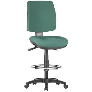 Alpha Upholstered Drafting Chair - 2 Options