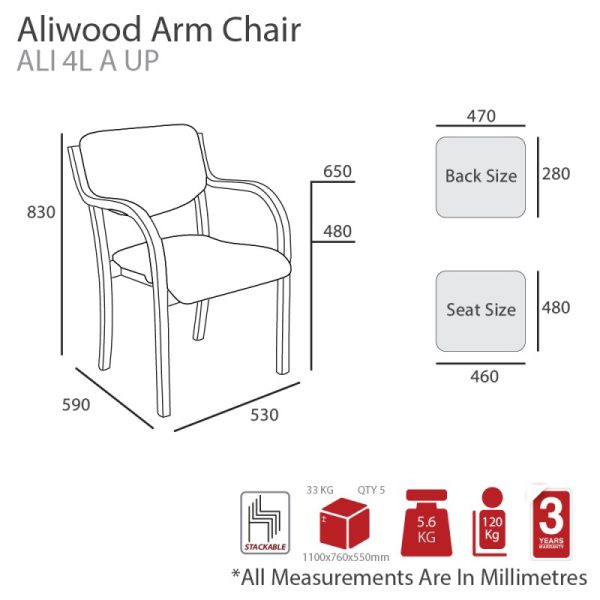 Aliwood Arm Chair 