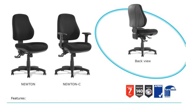 Newton Task Chair With Arms Newton Task Chair With Arms