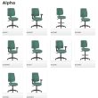 Alpha Upholstered Task Chair - 2 Options