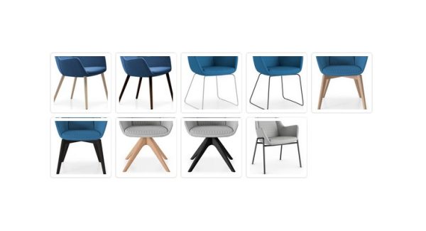 Aquila Arm Chair - 9 Base Options