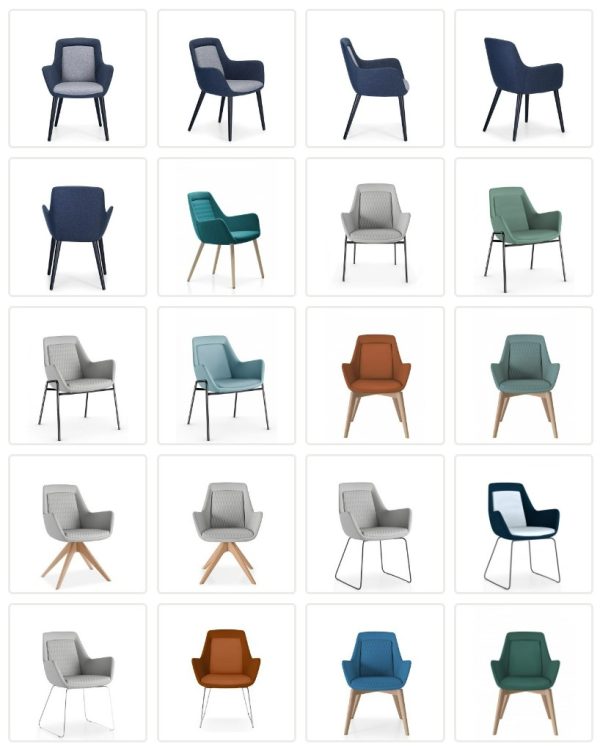 Aquila Arm Chair - 9 Base Options