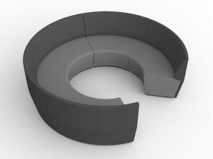 Motion Arc 5 Collaborating Seating Lounge