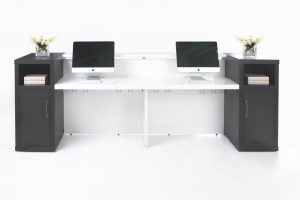 LUX Aston Reception Counter with Stone Hob 3100 LUX Aston Reception Counter with Stone Hob 3100