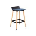 Aurora Timber Stool With Seat Pad