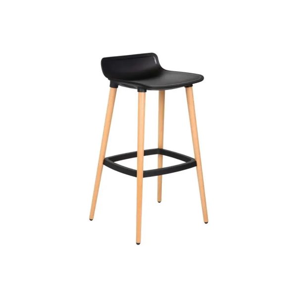 Aurora Timber Stool With Seat Pad