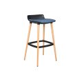 Aurora Timber Stool With Seat Pad
