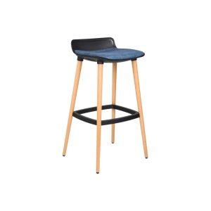 Aurora Timber Stool With Seat Pad