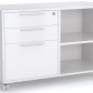 Mobile Caddy with Drawers and Open Shelves - White Or Custom TOP