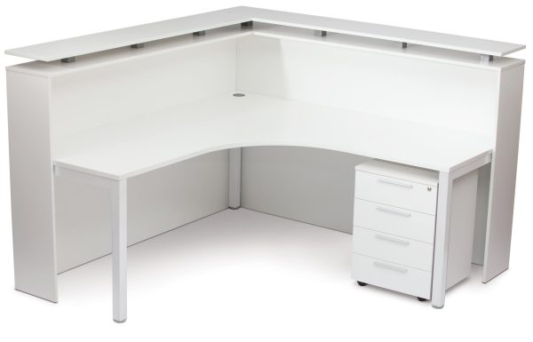 Straight Reception Desk Pop Top Facade 1800 Straight Reception Desk Pop Top Facade 1800