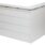 Straight Reception Desk Pop Top Facade 1800