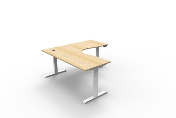 Argo Lift Height Adjustable Corner Workstation - 1800x1800