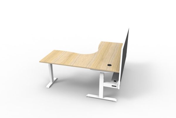 BOOST+ Electric Height Adjustable Corner Workstation - 18x18