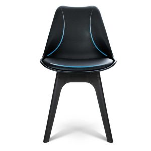 Eames DSW Visitor Cafe Chairs - Black