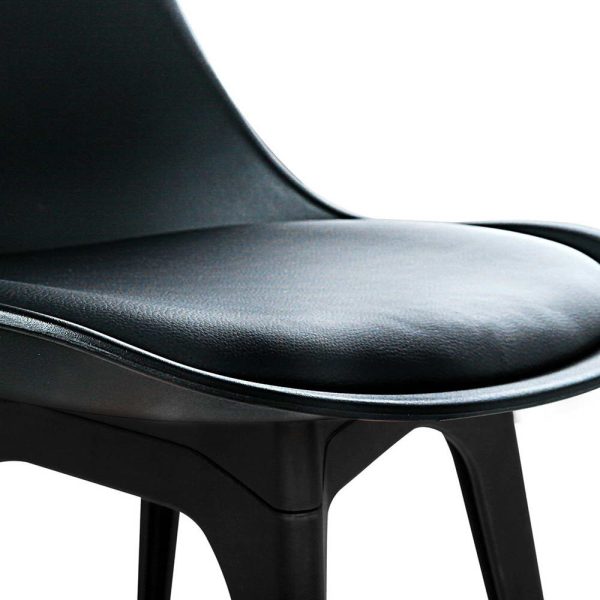 Eames DSW Visitor Cafe Chairs - Black Eames DSW Visitor Cafe Chairs - Black