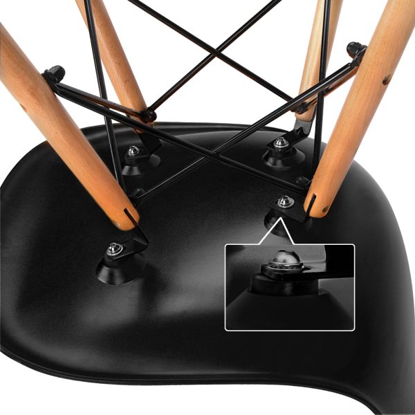 Replica Eames Eiffel Breakout Chairs x2 Replica Eames Eiffel Breakout Chairs x2