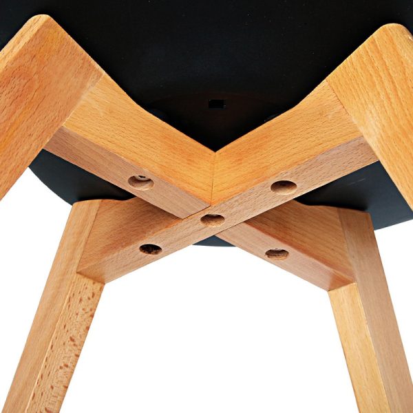 Eames Retro Cafe Chairs Black x2 Eames Retro Cafe Chairs Black x2