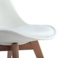 Eames Retro Cafe Chairs White x2