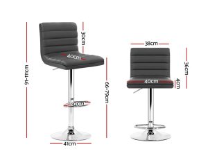 Bar Stool 710N Grey - Check Stock*