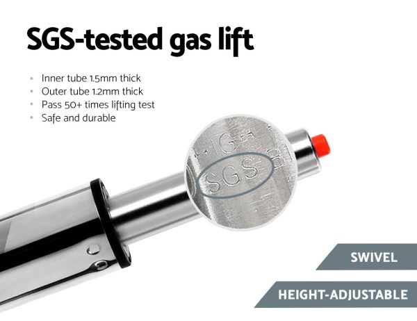 Bar Stool 710N Grey - Check Stock* Bar Stool 710N Grey - Check Stock*