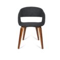 Kinn Visitor Chair Charcoal Fabric - Check Stock