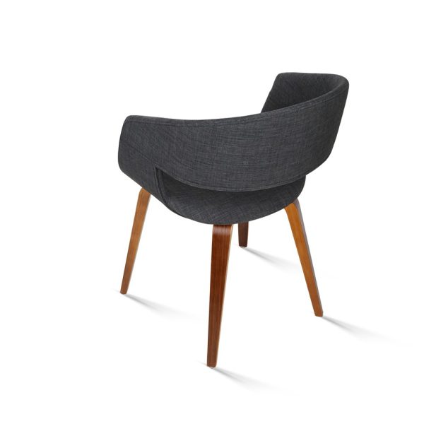Kinn Visitor Chair Charcoal Fabric - Check Stock