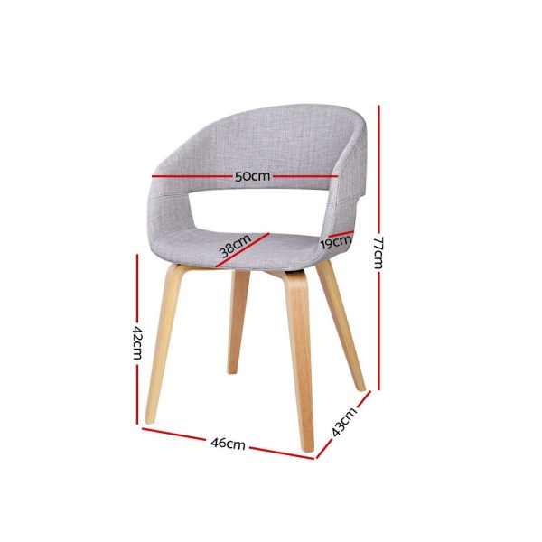 Kinn Visitor Chair Light Grey x 2 - Check Stock Kinn Visitor Chair Light Grey x 2 - Check Stock
