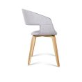 Kinn Visitor Chair Light Grey x 2 - Check Stock