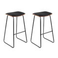 Bar Stool with Padded Vinyl Seat