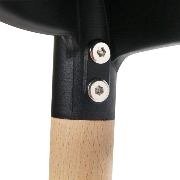 Mila Lunch Room Retro Chair Black x 4